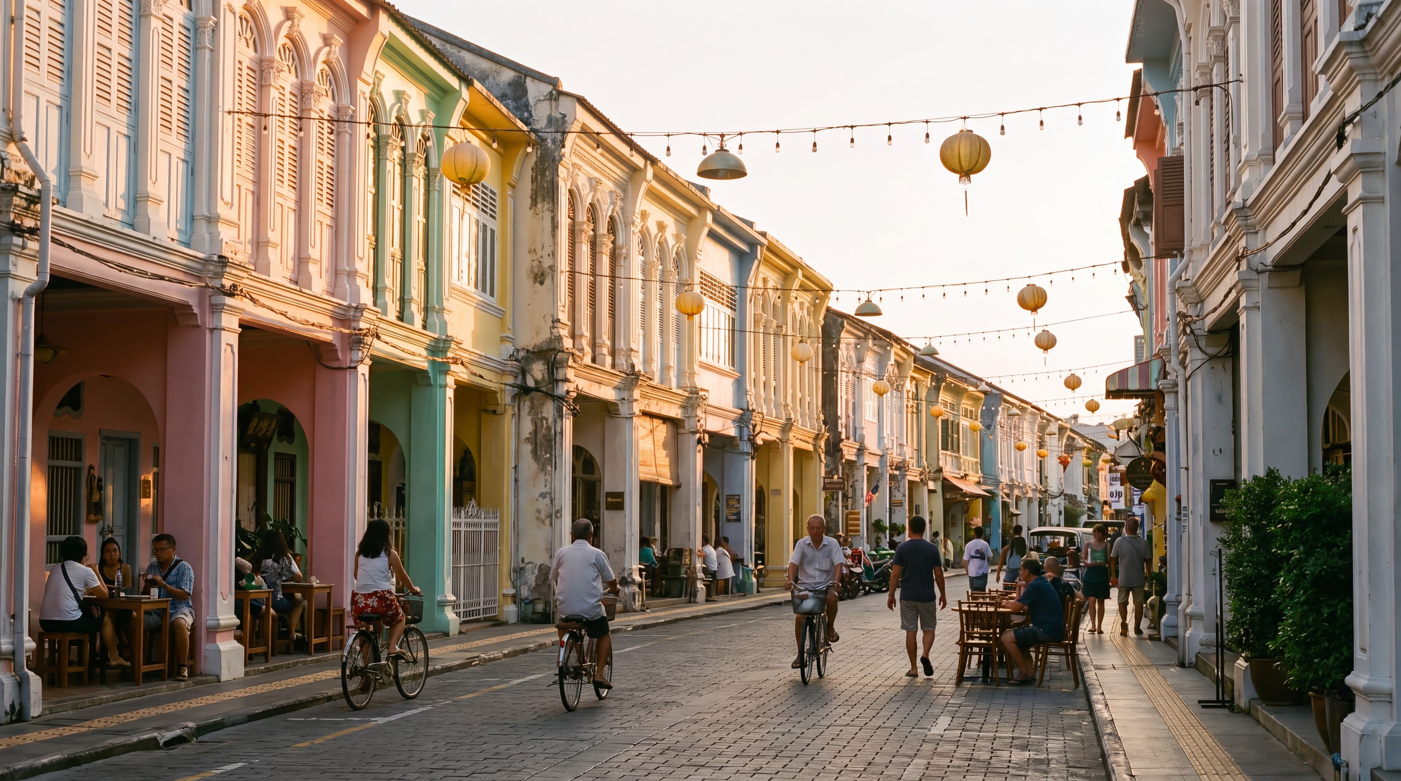 Phuket Town street